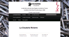 Desktop Screenshot of clous-rivierre.com
